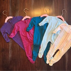 KYTE BABY bamboo footie bundle. 0-3 Months.